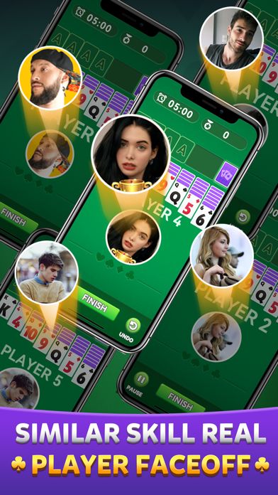 Solitaire Clash: Win Real Cash游戏截图