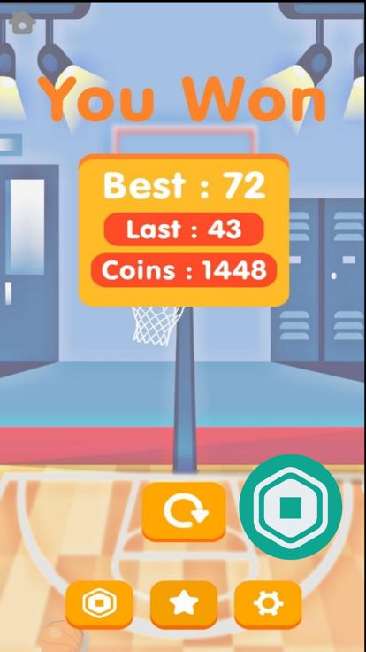 Robux Basketball Hoops游戏截图