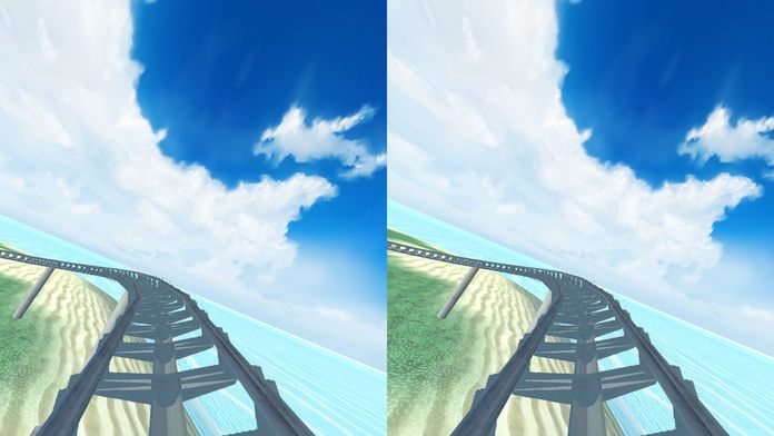 Virtual Reality Roller Coaster for Google Cardboard VR游戏截图