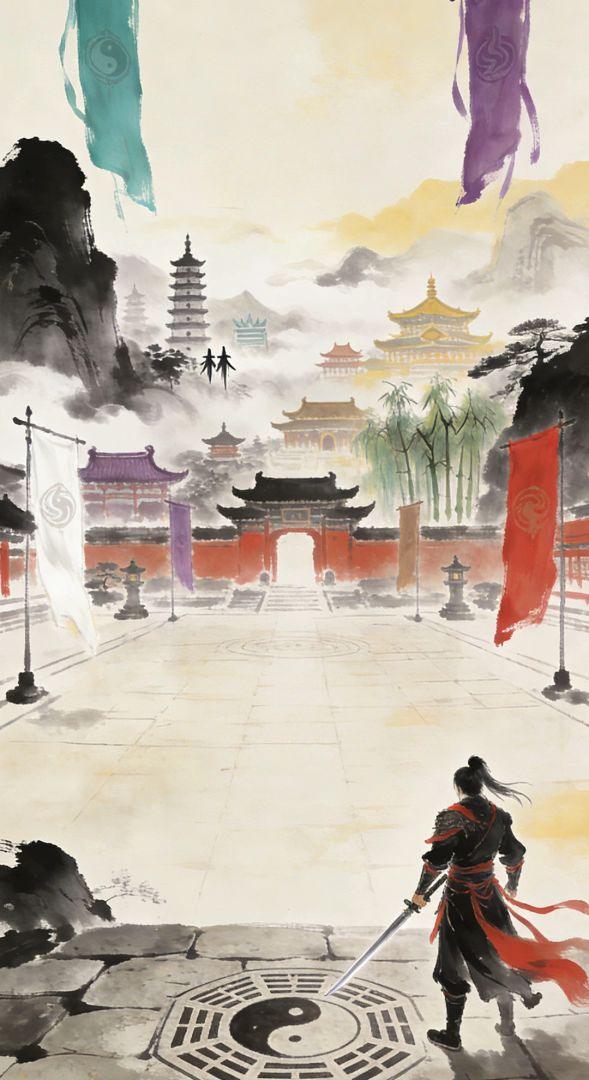 翻牌武侠游戏截图