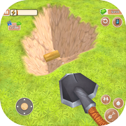 Garden Treasure Gold House 3d