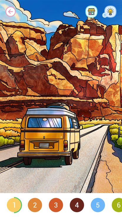 Coloring Book! Paint by Number游戏截图