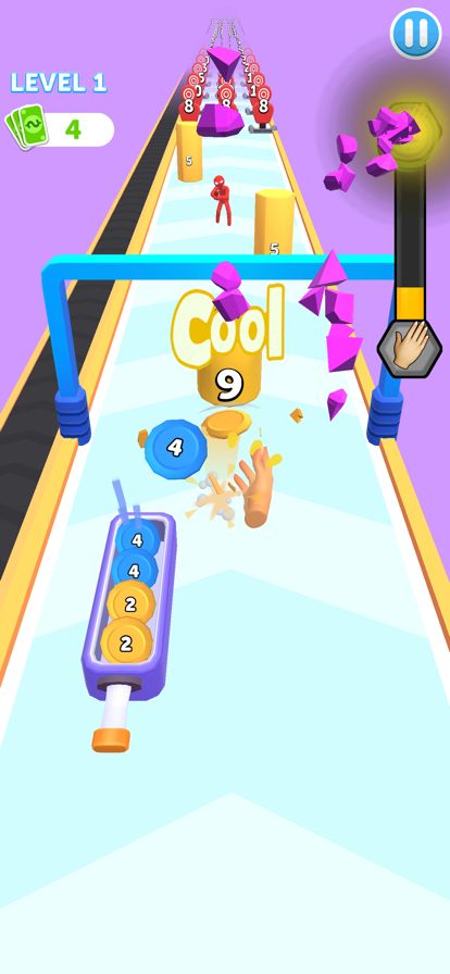 Disc Shooter Run游戏截图