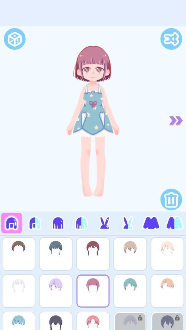 甜蜜萝莉换装游戏截图