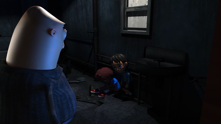 Crazy Spooky Neighbor Spy Game游戏截图