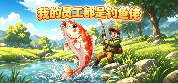 我的员工都是钓鱼佬 封面