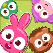 泡泡兔小镇：公寓 - 房间画画涂色拼图小游戏icon