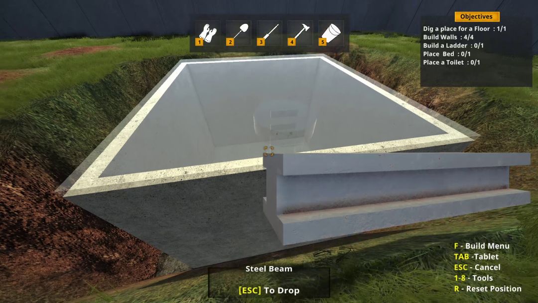 Bunker Builder Simulator: Prologue游戏截图