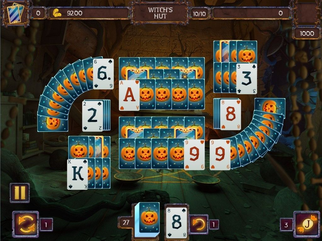 Solitaire Game Halloween游戏截图
