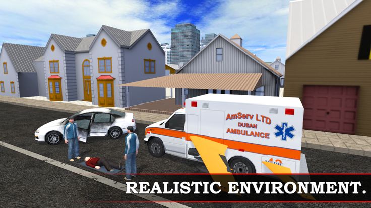 飞行救护车救援 - 应急模拟器游戏截图