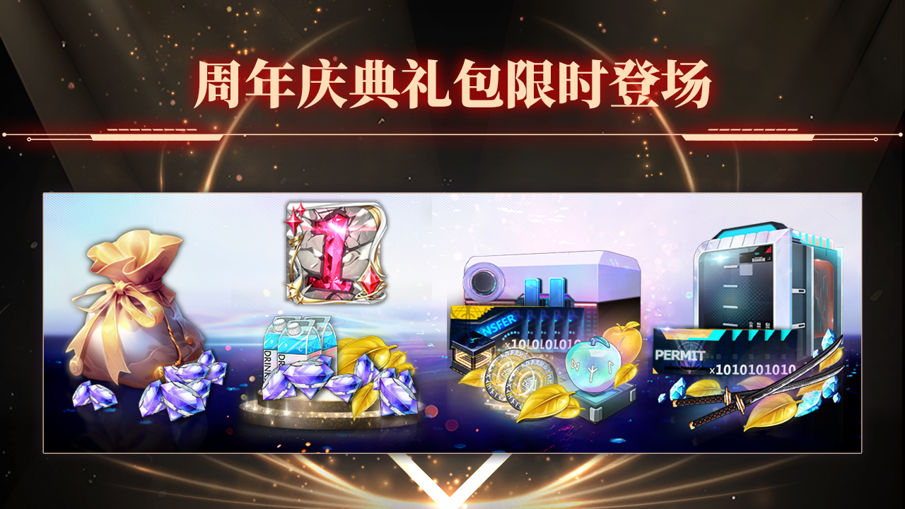 周年庆典礼包限时登场