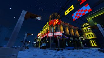 【我在乐高搭积木】素材库的设置：制作夜景