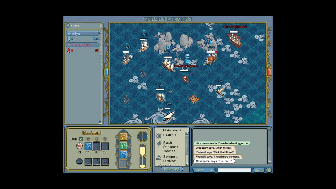 Puzzle Pirates: Dark Seas游戏截图