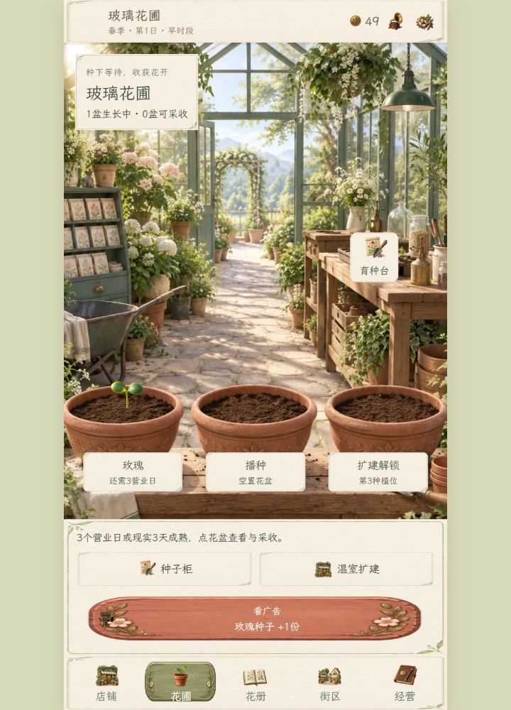 四季花店:插花经营游戏截图