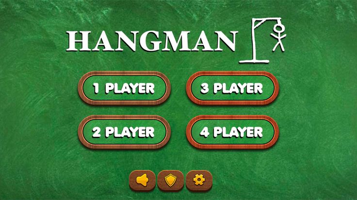 Hangman 1 2 3 4 Player游戏截图