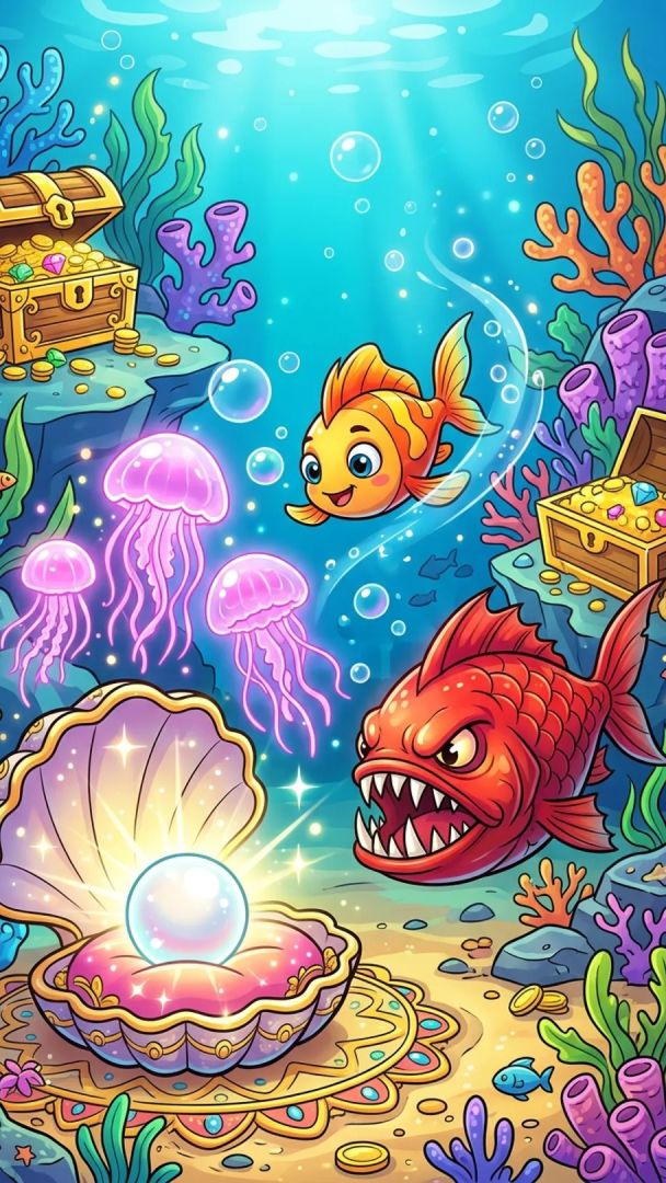 大鱼吃小鱼:深海冒险游戏截图