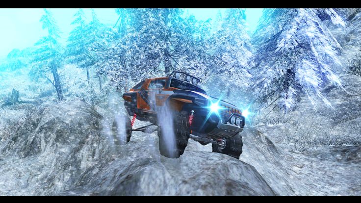 Mud SUV Snow Adventures游戏截图