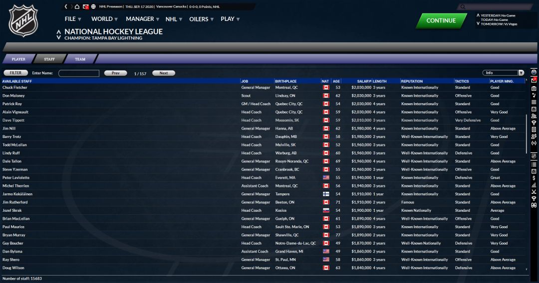 Franchise Hockey Manager 7游戏截图