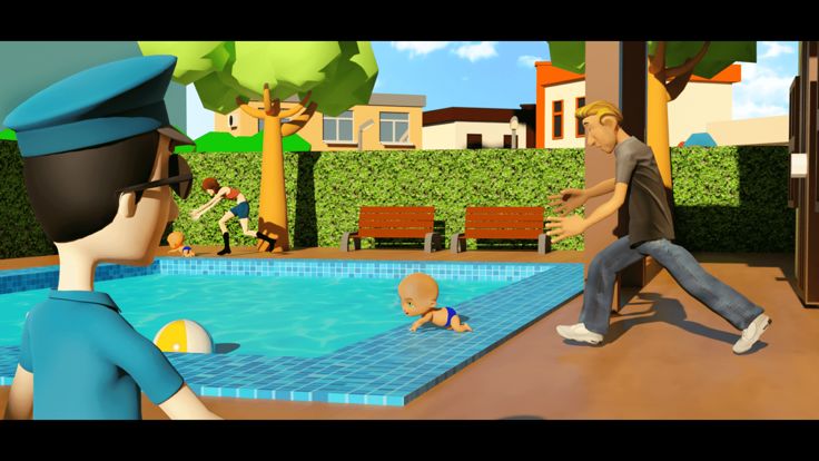 Hide And Seek Baby Game FnF 3D游戏截图