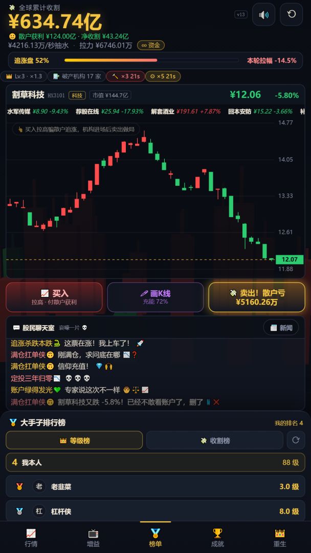 重生为大手子开局无限资金游戏截图
