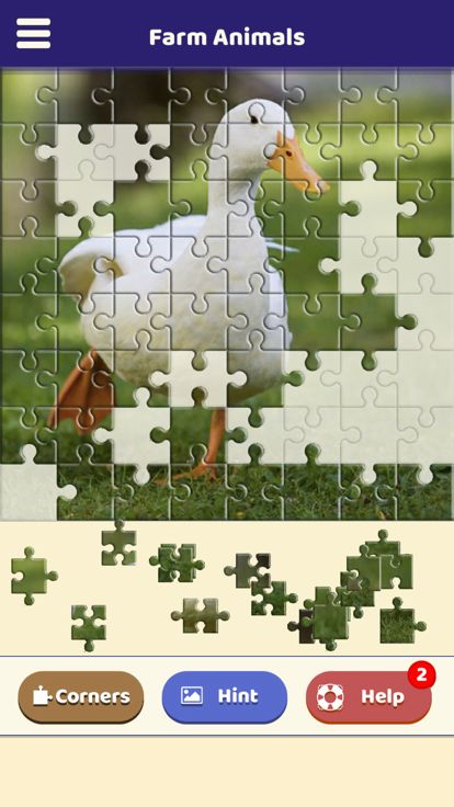 Farm Animals Jigsaw Puzzle游戏截图