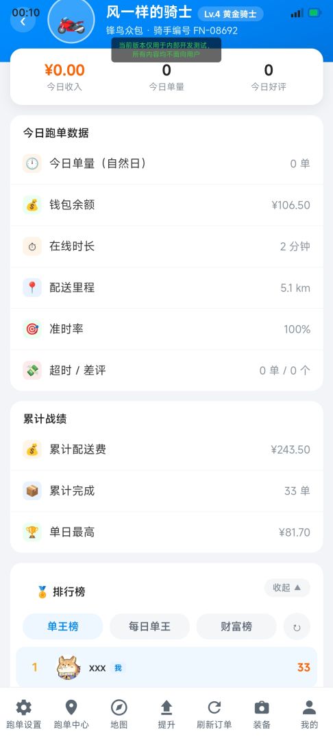 众包骑手模拟器：从负债开始到外卖单王游戏截图