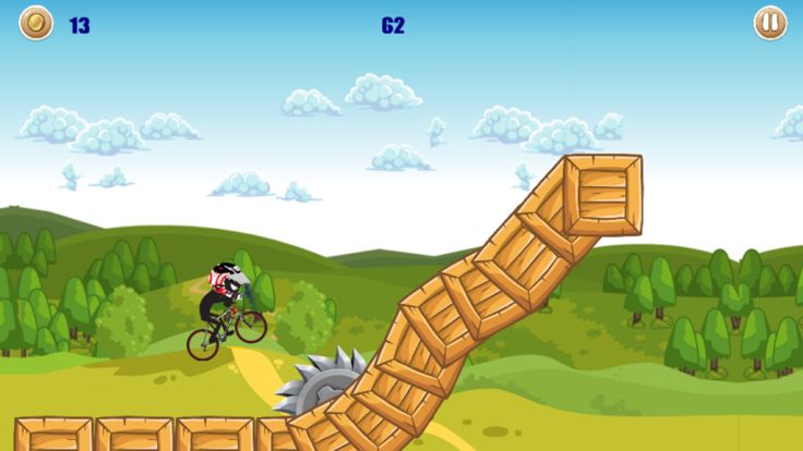 BMX Stickman Race - eXtreme Freestyle Racing & Crazy Stunts Games游戏截图