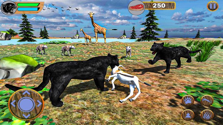 Wild Black Panther Furious Sim游戏截图