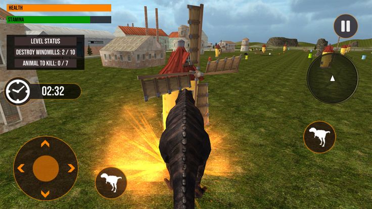 Dinosaur in Fighting Arena游戏截图