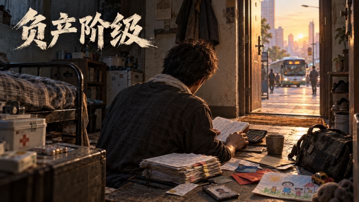 负产阶级 封面