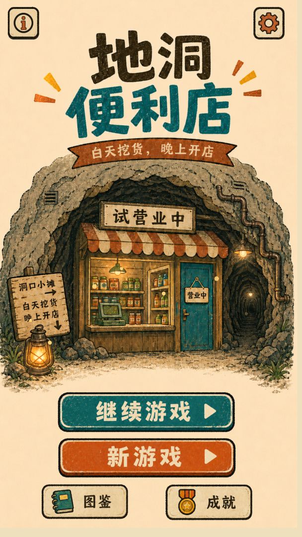 地洞便利店游戏截图