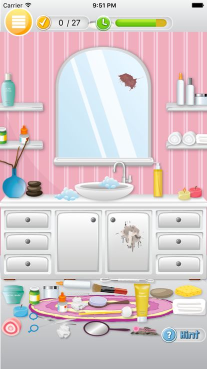清洁游戏 - 型号沙龙游戏截图