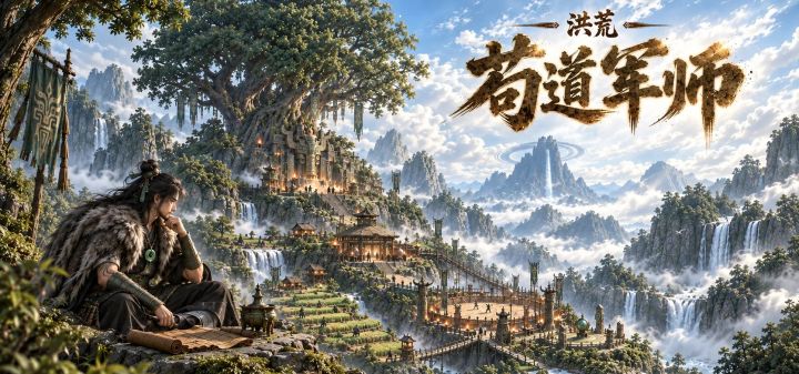 洪荒:苟道军师 封面