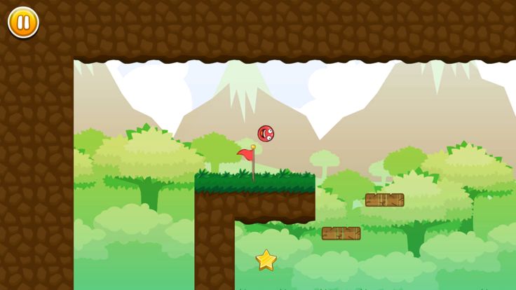 Angry Red Ball Adventure游戏截图