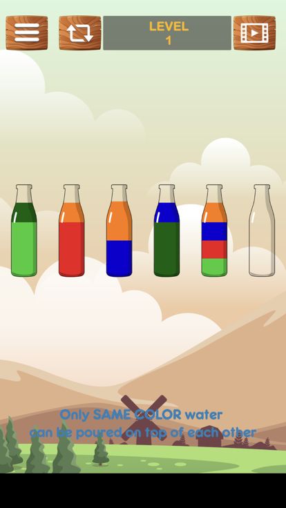 Sort Water Color Puzzle 2D游戏截图