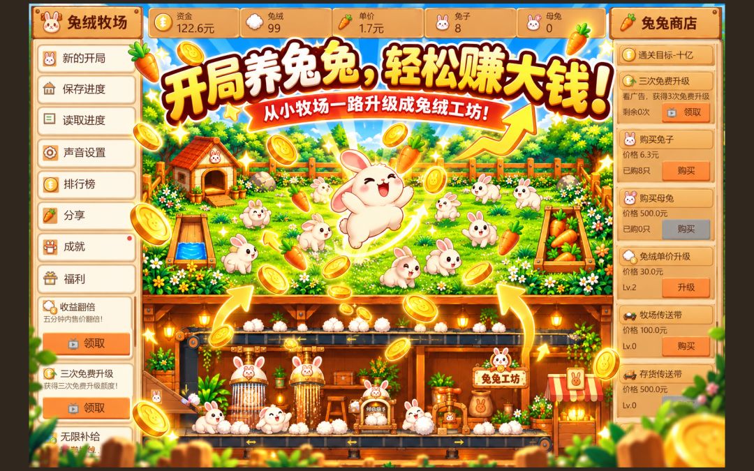 养兔赚十亿游戏截图