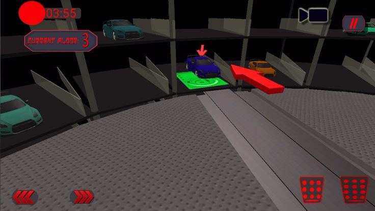 地下多车位停车场游戏截图
