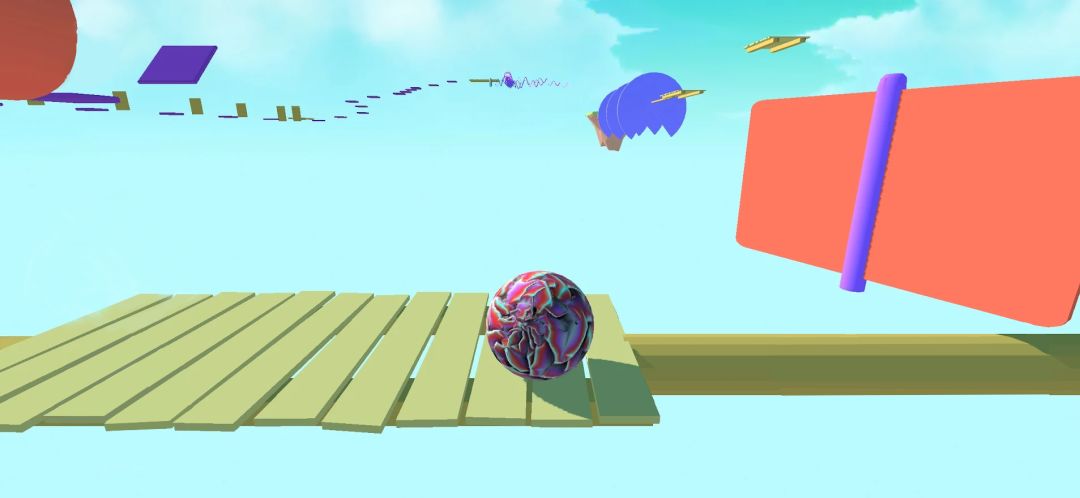 天空的滚球游戏截图