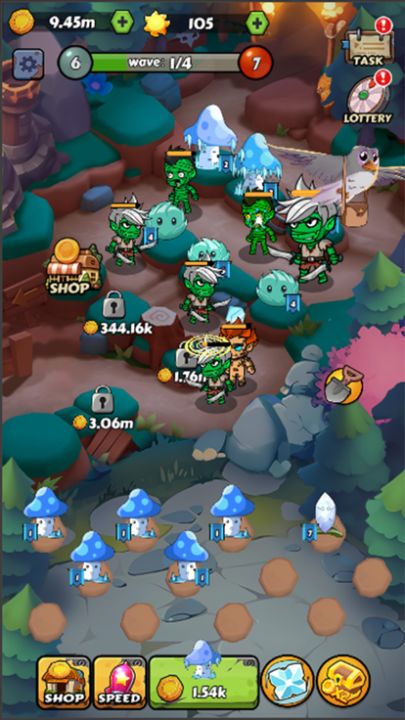 Idle Zombie Defense-Plants War游戏截图