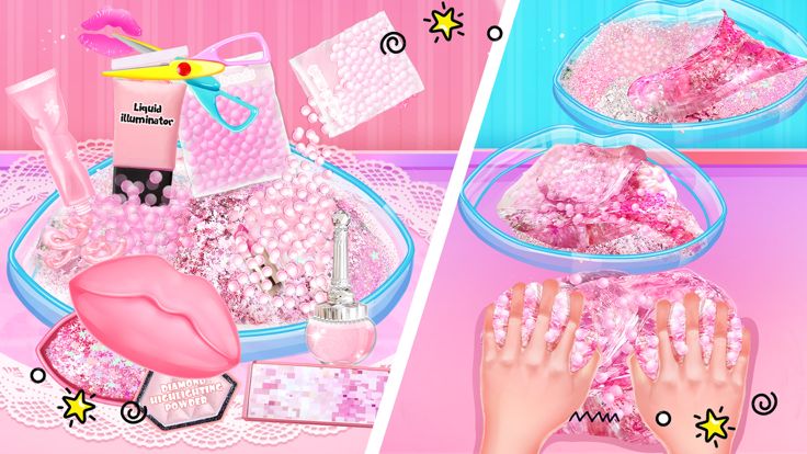 Princess Makeup Slime游戏截图