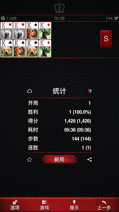 纸牌接龙 2副牌游戏截图