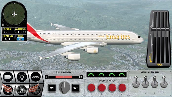 Flight Simulator FlyWings Online 2016 HD游戏截图