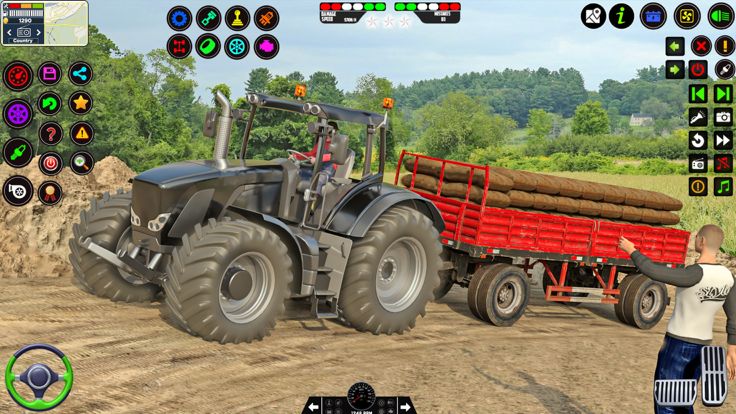 Indian Tractor Driving Game 3d游戏截图