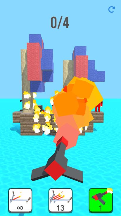 Burn it Down! 3D Pixel Game游戏截图