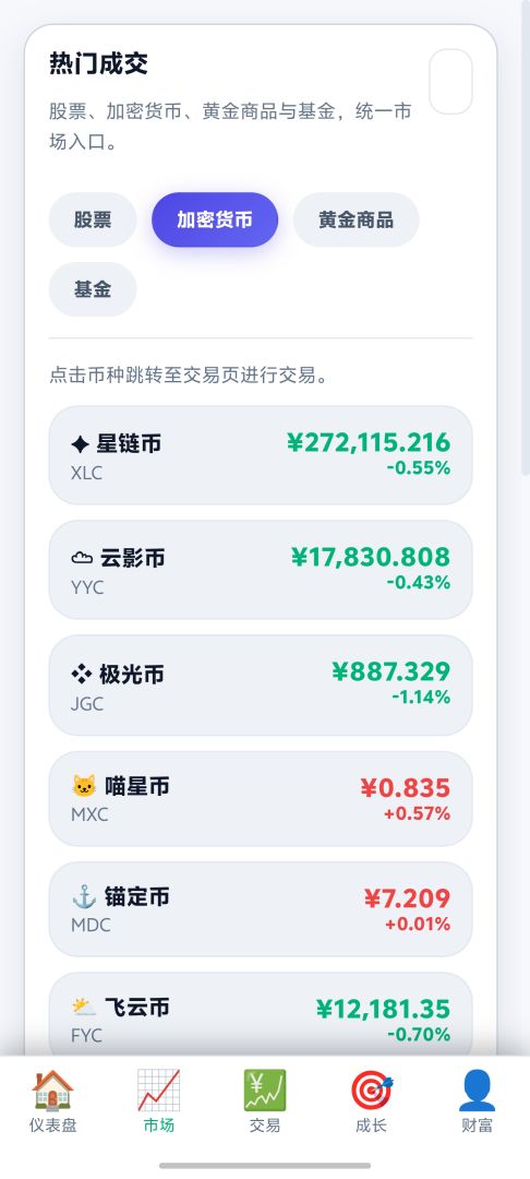 金融投资模拟游戏截图