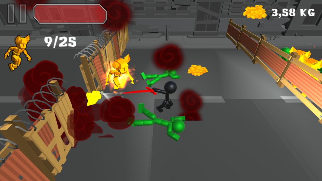 Stickman Killing Zombie游戏截图