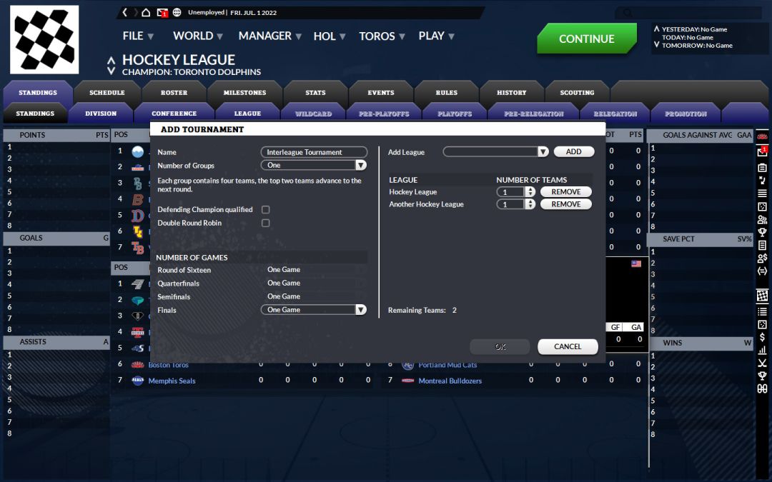 Franchise Hockey Manager 8游戏截图