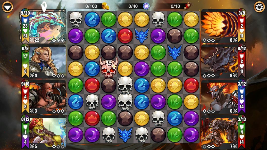 Gems of War - Puzzle RPG游戏截图