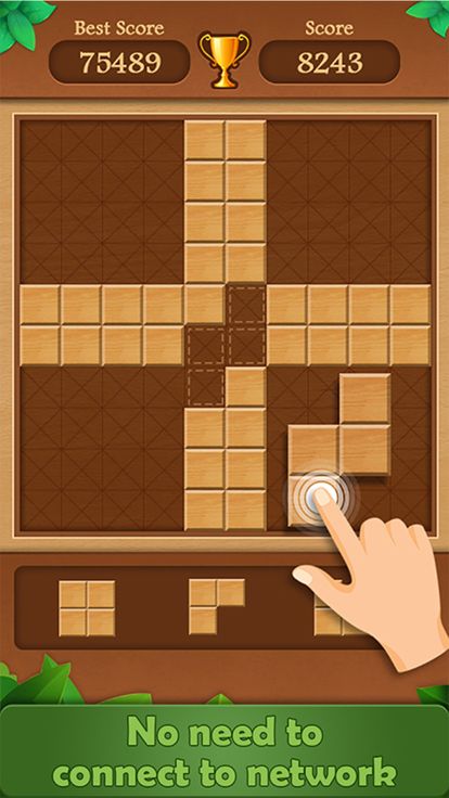 Wood Block Puzzle Game 2022游戏截图