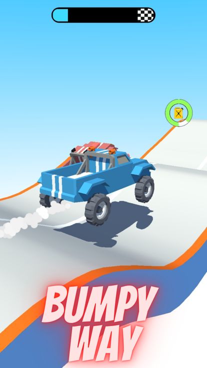 Bump Turbo Car Racer游戏截图